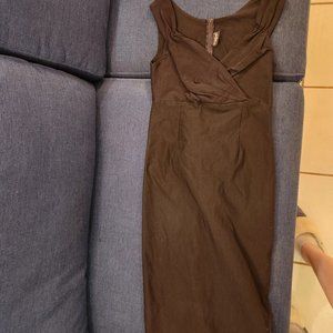 1950's inspired rock steady black dress